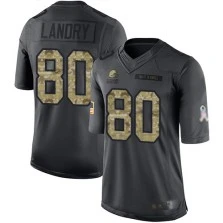 Limited Jarvis Landry Youth Black Jersey - #80 Football Cleveland Browns 2016 Salute to Service Limited Jarvis Landry Youth Black Jersey - #80 Football Cleveland Browns 2016 Salute to Service